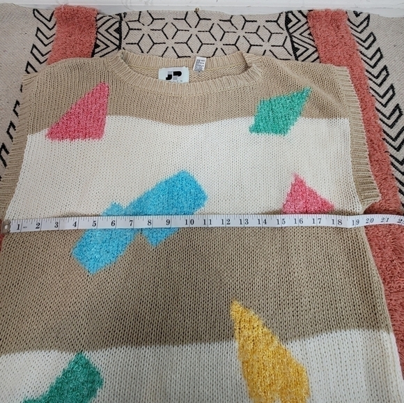 JP KNITS VINTAGE SLEEVELESS SWEATER TOP, SZ LARGE/EXTRA LARGE - Picture 7 of 8